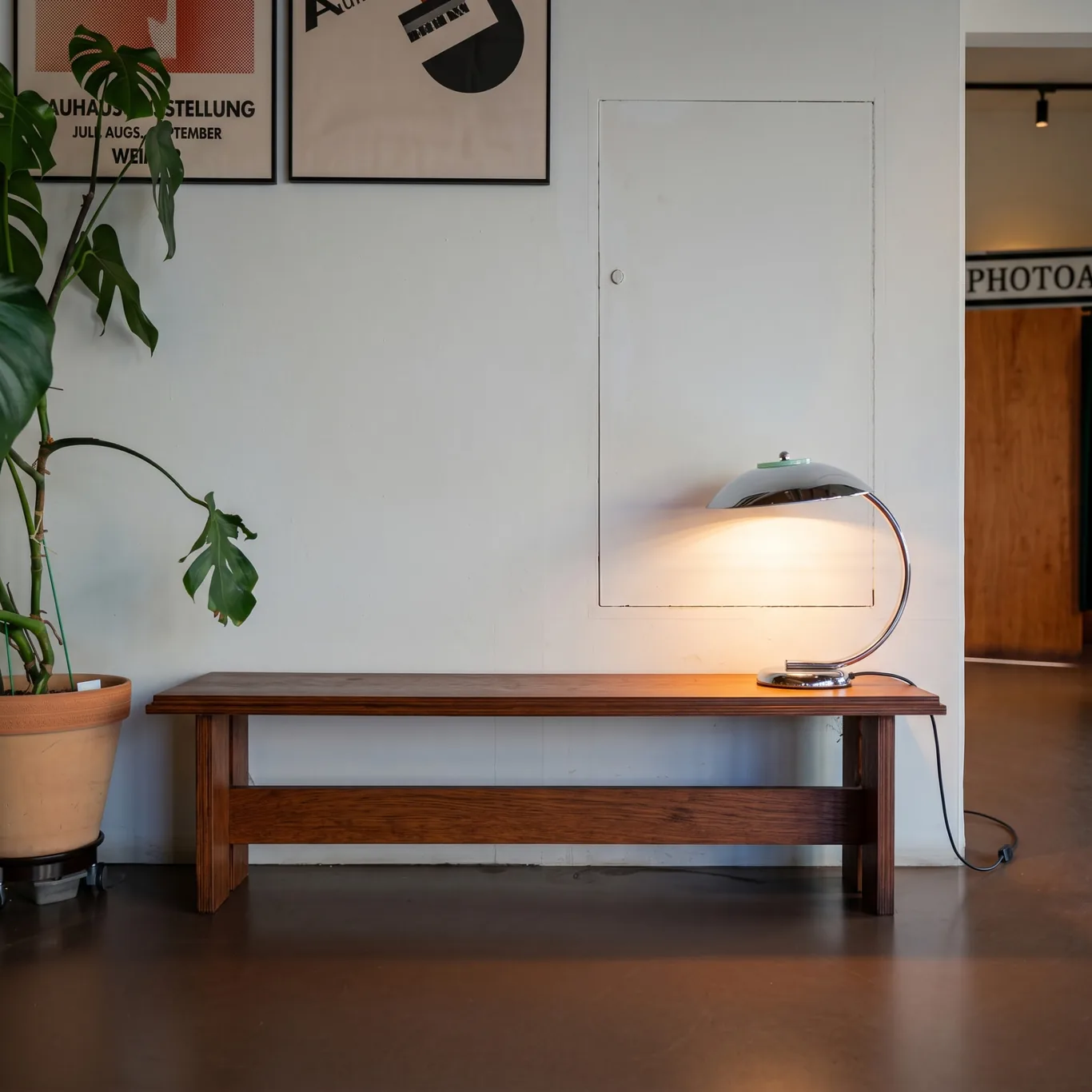 Intérieur en bois dans la teinte Acajou